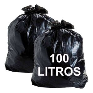 Saco Para Lixo 100L Rava Com 100 Und