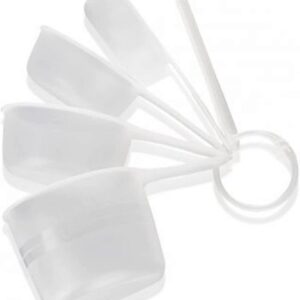 Conjunto De Xicaras Medidoras Sanremo Plástico Transparente