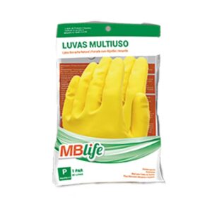 Luva Multiuso Mblife Medix Amarela ( M )