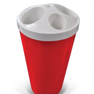 Dispenser Para Copo Bralimpia Vermelho