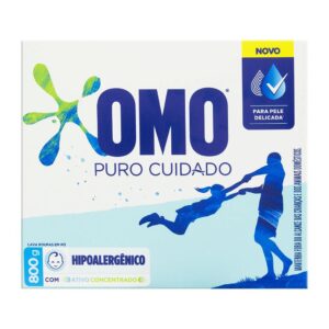 Sabão Em Pó Omo Puro Cuidado 800g