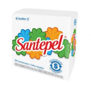 Guardanapo Santapel 24 X 22Cm 50FL Folha Simples