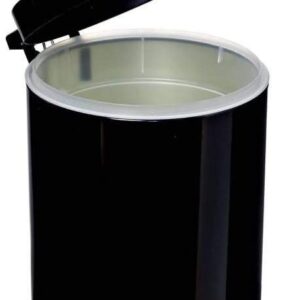 Lixeira Viel Preta C/Pedal De 4,5l
