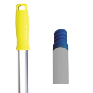 Cabo De Aluminio Bralimpia Sem Rosca Fosco Manopla Amarela 1,4m