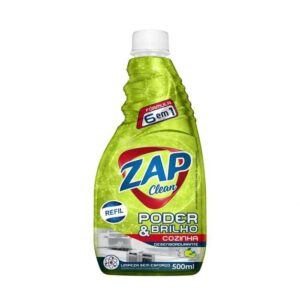 Desengordurante Zap Clean Poder E Brilho - Refil Limao 500ml