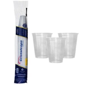 Copo Descartavel Cristalcopo Branco 180ml C/100und