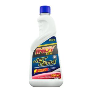 Cera Líquida Automotiva Indy Cryl Brilho Rápido Jet Cera 500ml