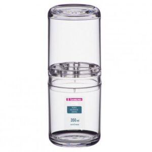 Porta Escova Dentes Sanremo Redondo Plastico 350ml