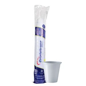 Copo Descartável Cristalcopo Branco 200ml