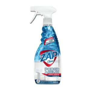 Limpa Vidros Zap Clean Poder E Brilho Com Gatilho 500ml