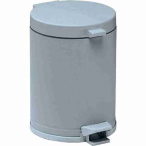 Lixeira Plastica Viel Com Pedal Cinza 4,5l