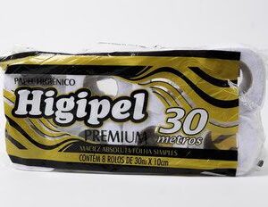 Papel Higiênico Higipel Premium C/8 Und De 30 Mts