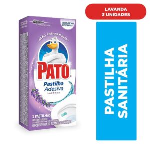 Pato Pastilha Adesiva Lavanda Com 3