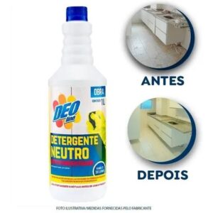 Detergente Hiperconcentado Deoline Neutro Pos Obra 1l