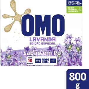 Sabão Em Pó Omo Lavanda 800g