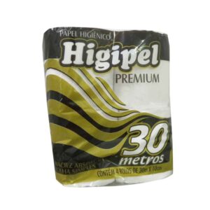 Papel Higiênico Higipel Premium Folha Simples C/4 Und De 30 M