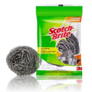 Esponja Espiral Sotch Brite 3m Inox Metalica