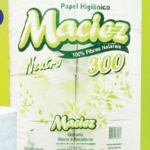 Papel Higienico Maciez Neutro/Branco 300