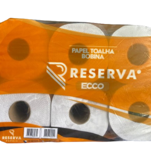 Papel Toalha Bobina Reserva Ecco 6x150